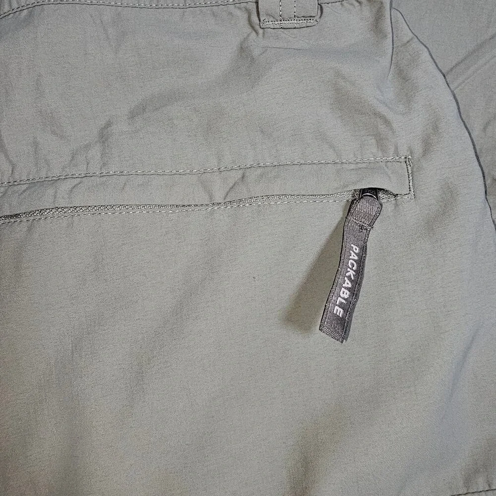 Columbia, Titanium Performance Convertible Khaki Cargo Pants Size Lg, Adj Ankles